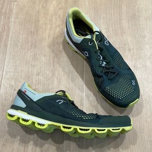 On Running Cloudsurfer Jungle/Lime, Men’s 9.5 - Worn Once, Like New